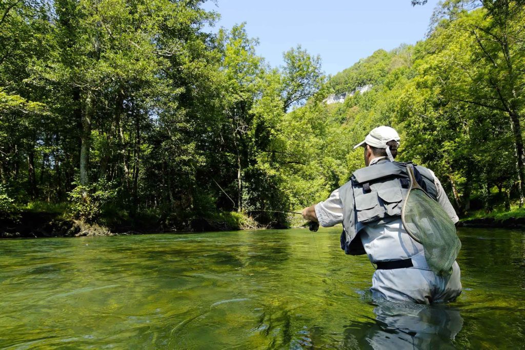 Fly fishing - private no-kill course